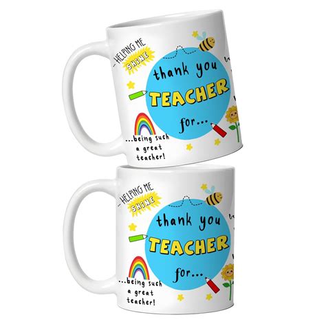 Buy DAYS Thank You Teacher Mug, Best Teacher Gift for Mentor, Gift for ...