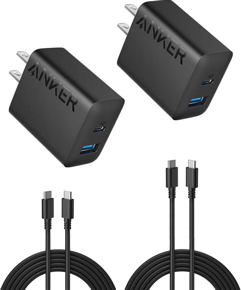 Amazon.com: Anker iPhone 17/16 Charger, 2-Pack 20W Fast USB C Charger ...