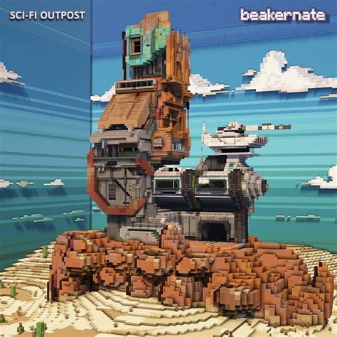 Image result for Minecraft Futuristic Outpost