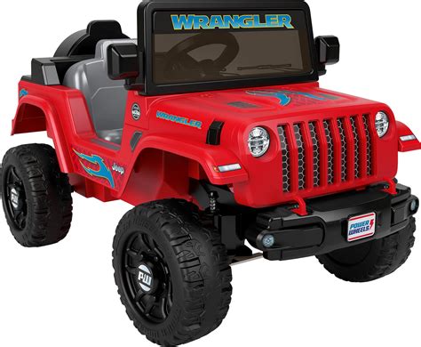 Amazon.com: Power Wheels Jeep Wrangler Toddler Ride-On Toy with Driving ...