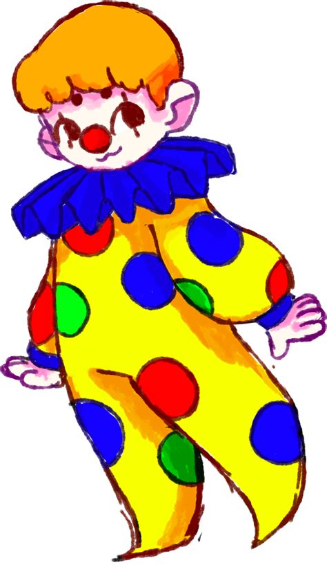 clown drawing aesthetic