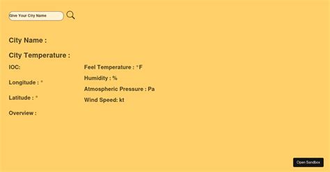 Image result for Simple Weather API Template