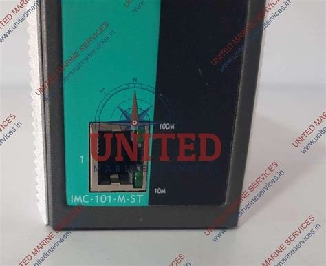 MOXA INDUSTRIAL MEDIA CONVERTER IMC-101-M-ST 3093000000801 REV 2.3.1 ...