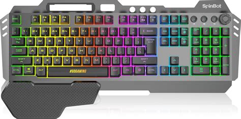 Amazon.in: Buy SpinBot Rage K20 LED Backlit|Metal Body|19 Anti-Ghosting ...