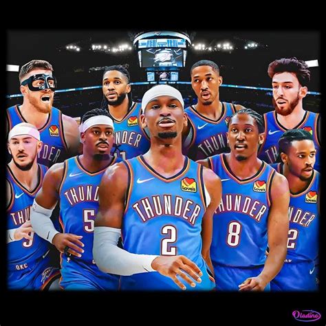 Oklahoma City Thunder Team Champions 2025 NBA Finals Basketball PNG ...