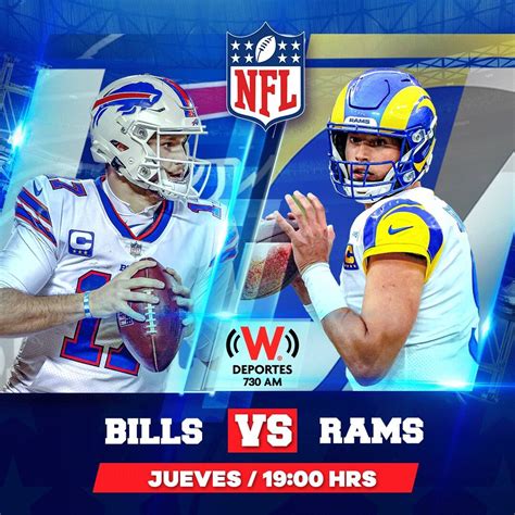 Bills vs Rams, EN VIVO, Horario y dónde ver, NFL, semana 1
