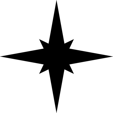 Four Point Star Vector at Vectorified.com | Collection of Four Point ...