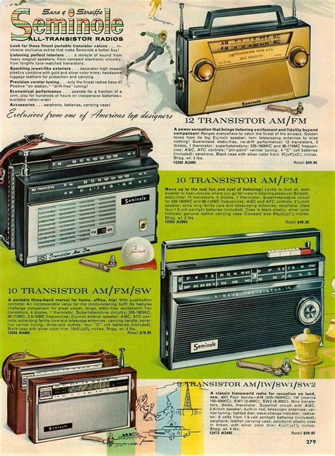 Seminole 1964 AM/FM Transistor Radio Advertisement