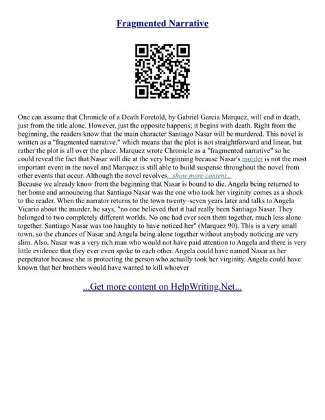 Image result for Fragmented Essay Examples