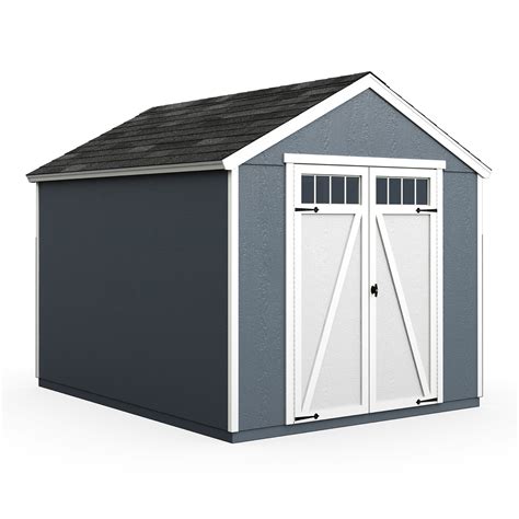Heartland Midtown 8-ft x 10-ft Gable Style Wood Outdoor Storage Shed ...