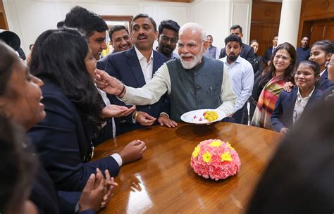 Prime Minister Shri Narendra Modi interacts with Indian Blind Women’s ...