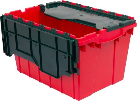 KeepBox 12 Gallon Storage Container, Nesting and Stackable Plastic ...