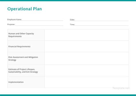 Operational Manager Work Plan 的图像结果