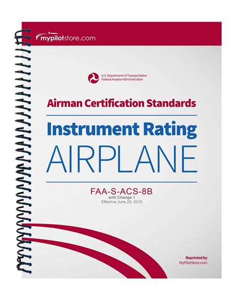Instrument Rating Airman Certification Standards by FAA | Goodreads