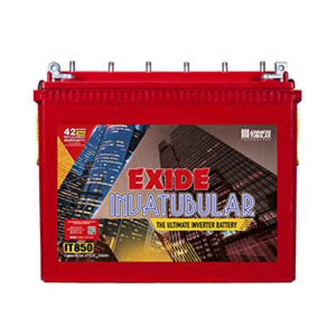 Exide Inva Tubular IT850 (230 AH) Price From Rs.19,500, Buy Exide Inva ...