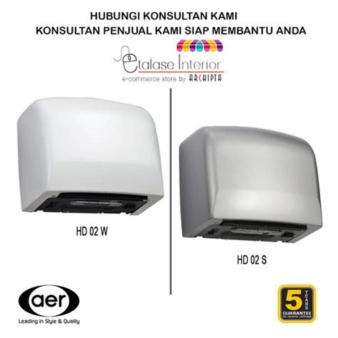 Jual AER - Hand Dryer Mesin Blower Pengering Tangan Plastik ABS - HD 02 ...