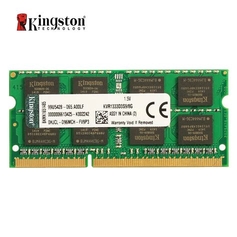 Kingston DDR3 RAM 8GB laptop ram 8 GB Memory ddr3 1333Mhz KVR1333D9S9 ...