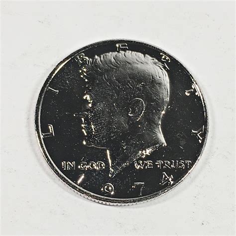 1974 Silver Layered Kennedy Half Dollar | Property Room