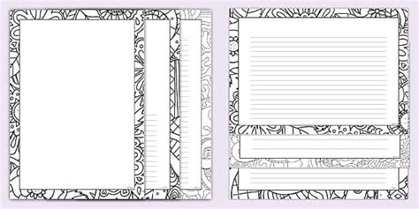 Mindfulness Page Borders: Calming Colouring