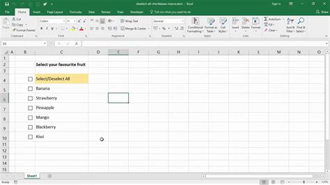 Image result for How to Use Excel Check Box