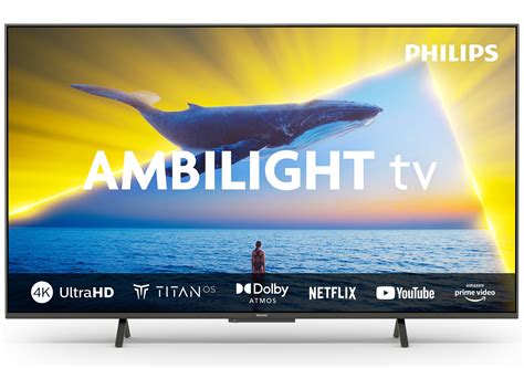 PHILIPS Ambilight 43PUS8109 4K LED Smart TV - Display 43’’ con ...