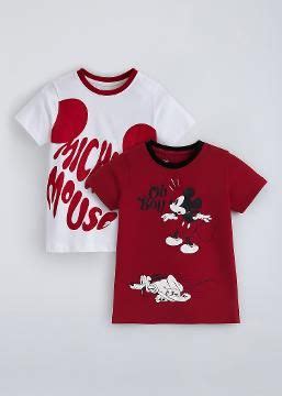 Shop Online 2-Pack Mickey Mouse Jersey T-shirts at ₹419