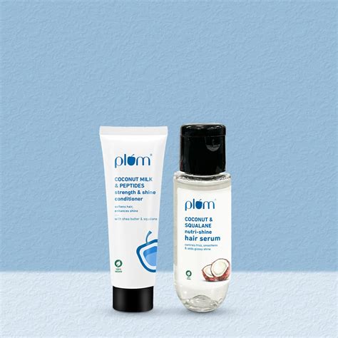 Coconut serum and conditioner duo – Plum