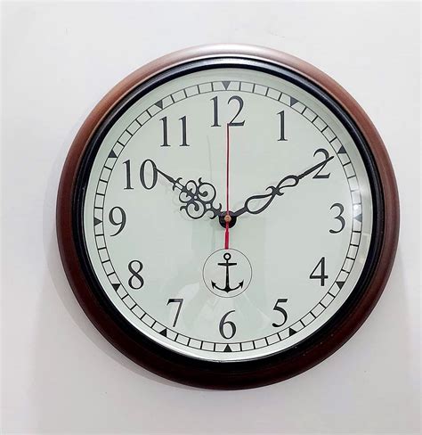 Buy Q Time Handicraft Quartz Wall Clock, Wooden Wall Clock, (32 Cm X 32 ...
