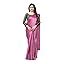 Buy FABMORA Women's Woven Satin Saree With Blouse Piece (SAATIN-SAREE ...