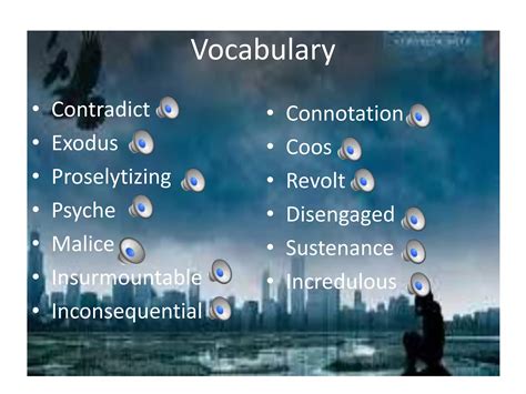 Divergent vocabulary Nugent | PPTX