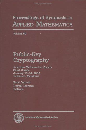 Buy Public-Key Cryptography: American MAthematical Society Short Course ...