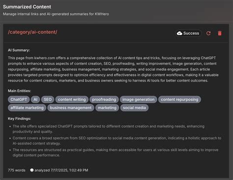 KWHero - SEO & LLM Optimization