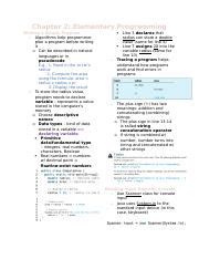 Image result for Programing Chapter Two Part 2