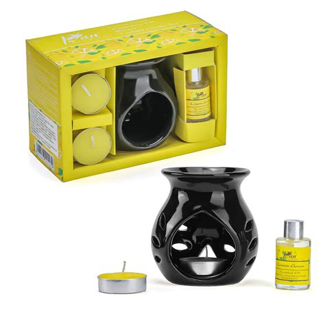 Burner Fragrance Oil Tealight- Lemon Grass (Giftset - 1) – Pan Aromas