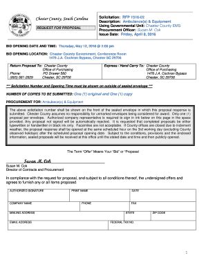 Fillable Online chestercounty Chester County South Carolina ...