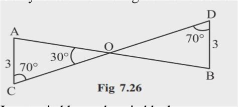 Can you use ASA congruence rule and conclude that AOC ≅BOD? - Brainly.in