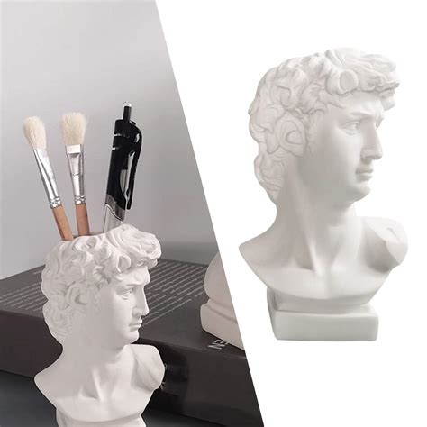 SDEPL Greek Mythology David Plants Pot Flower Vase Decorative Bust ...