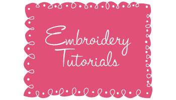 Embroidery Tutorials 的图像结果