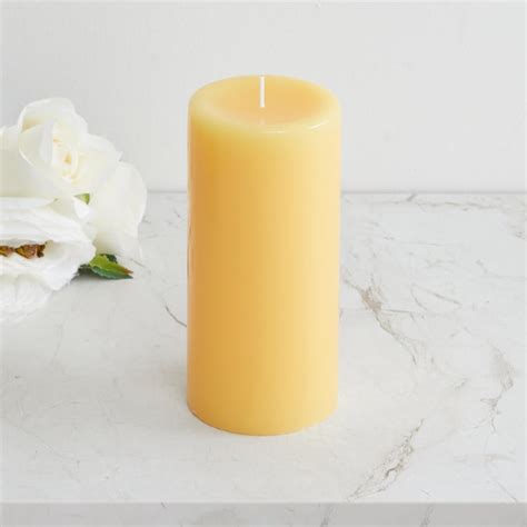Buy Colour Connect Lemongrass Scented Pillar Candle from Home Centre at ...