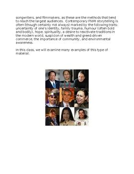 Traditional FNMI Storytelling (NBE 3C) by Mr Langlois' Shop of Wonders