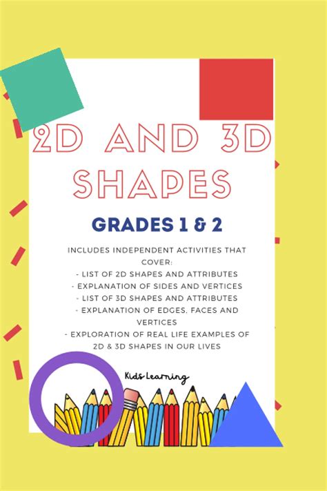 Buy 2D Shapes and 3D Shapes Workbook: Exploring 2D and 3D Shapes ...