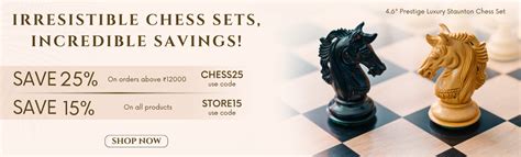 Buy Chess Pieces Sets & Boards at Royal Chess Mall India