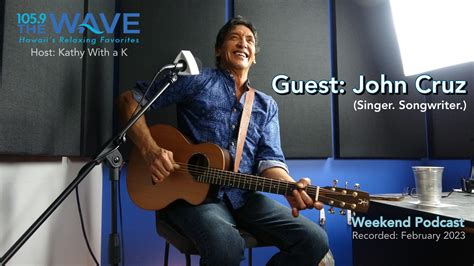 John Cruz talks new music, "Hawaiian Heart" movie soundtrack (video) | 105.9 The Wave FM ...