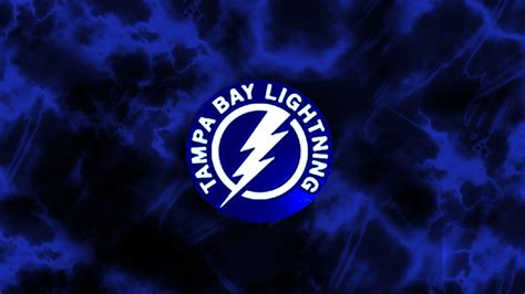 Logo Of Tampa Bay Lightning With Blue And Black Background HD Tampa Bay ...