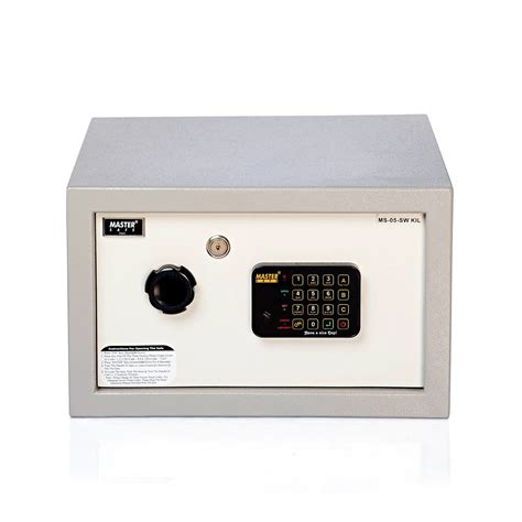 Master Safe MS-05 Premium Electronic Safe with Key and Secret Locker ...