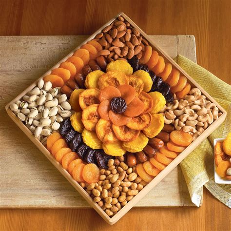 Gourmet Dried Fruit and Nut Snack Gift | Fruit basket gift, Fruit gifts ...