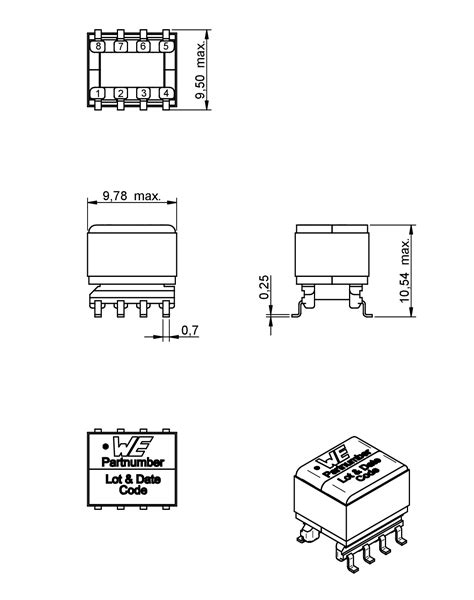 WE-FLYLT Flyback Transformers for Linear Technology | Passive ...