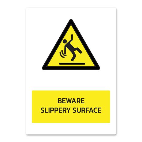 Image result for Danger Slippery Sign