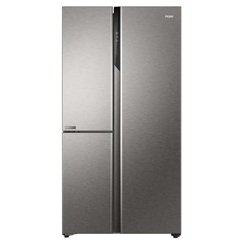 Buy Haier 598 L Side by Side 3-Door Frost Free Refrigerator, Inox Steel ...