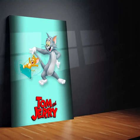 Tom and Jerry – Classic Cartoon Chase Metal Frame – TURTLEWINGS
